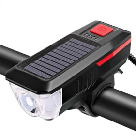 Obrázok pre Cyklo LED solárna baterka nabíjateľná 350lm, 3 módy svietenia