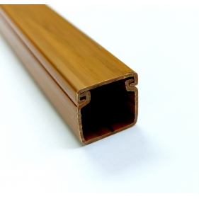 Obrázok pre Elektroinštalačná plastová lišta tmavé drevo 17x15mm 2m
