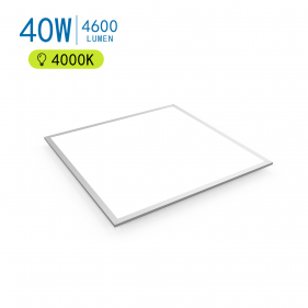 Obrázok pre Led Panel štvorcový biely 40W/4600lm 620x620x8mm Neutrálna biela E5