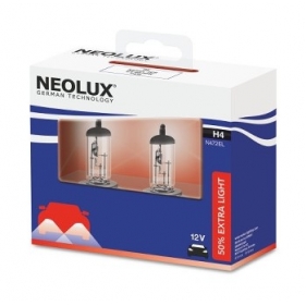 Obrázok pre NEOLUX Halogénová Autožiarovka H4 , 12V/55W Extra životnosť + 50% svietivosti , 2ks v balení