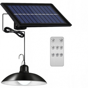 Obrázok pre Solárne svietidlo Závesný LED Luster PEDNI 1,8W/90lm, Studená biela + diaľkové ovládanie 