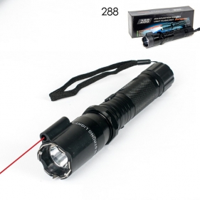 Obrázok pre LED baterka PARALYZÉR s Laserom nabíjateľná