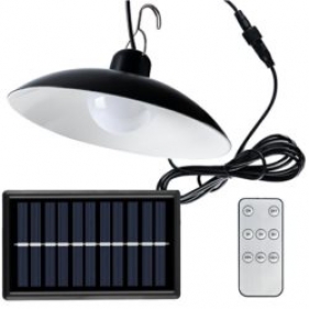 Obrázok pre Solárne svietidlo Závesný LED Luster 3,5W/90lm, Studená biela + diaľkové ovládanie 
