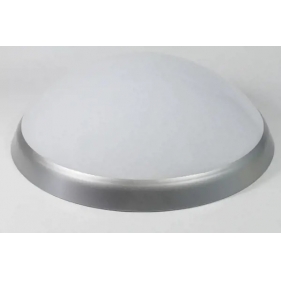 Obrázok pre Vodeodolný LED Ceiling kruhový strieborný PANTERA 1xE27 , 305mm , IP44 IK10