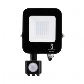 Obrázok pre LED reflektor 20W/1800lm , so senzorom , Studená biela