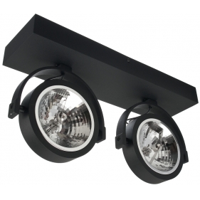 Obrázok pre Lampa PIANO 2xAR111 CREELamp čierna