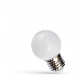 Obrázok pre LED žiarovka E27 1W/55lm , glóbus G45 , Studená biela