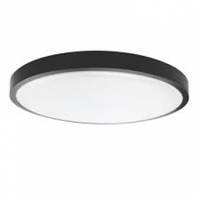 Obrázok pre Vodeodolný Led Ceiling kruhový čierny RING 18W/1850lm 304mm , IP44 , CCT