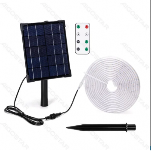 Obrázok pre Solárny LED pás vodeodolný IP65 30W/300lm, Teplá biela 3m s diaľkovým ovládaním