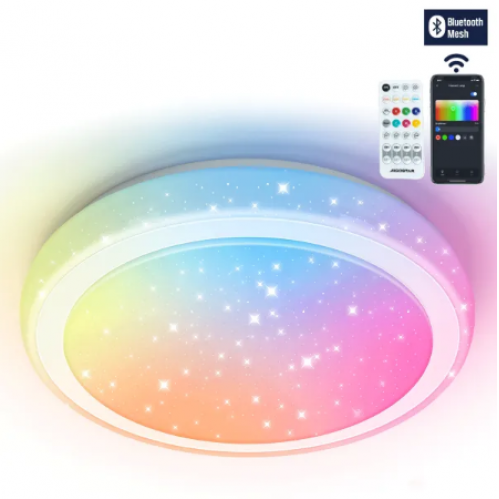 Obrázok pre SMART LED Ceiling kruhový biely 36W/3960lm , 495mm , RGB+CCT Bluetooth Mesh