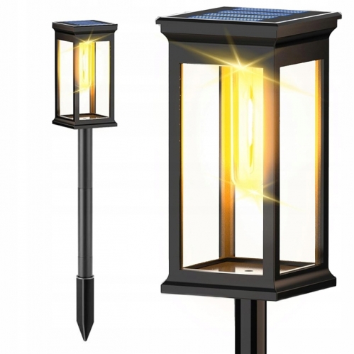 Obrázok pre Solárna LED lampa EDISO II záhradná lampa, Teplá biela
