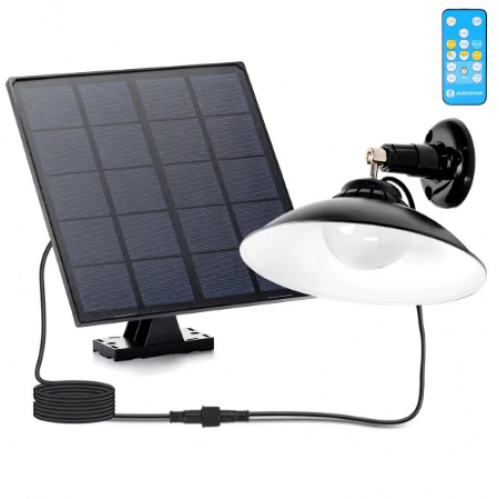 Obrázok pre Solárne LED Svietidlo 50W/500lm IP65 CCT s diaľkovým ovládaním