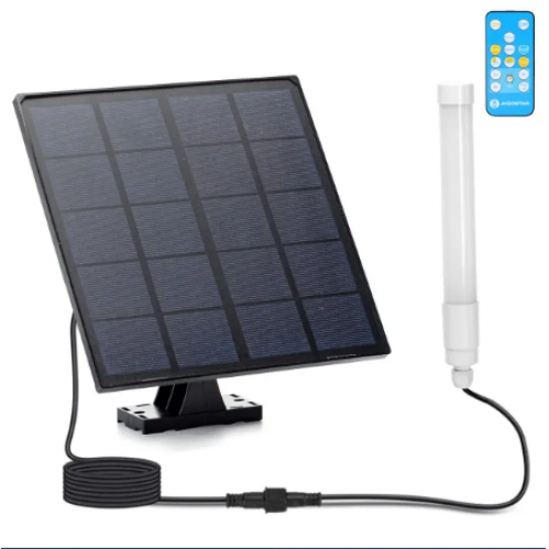 Obrázok pre Solárne LED Svietidlo Tube 50W/500lm IP65 CCT s diaľkovým ovládaním