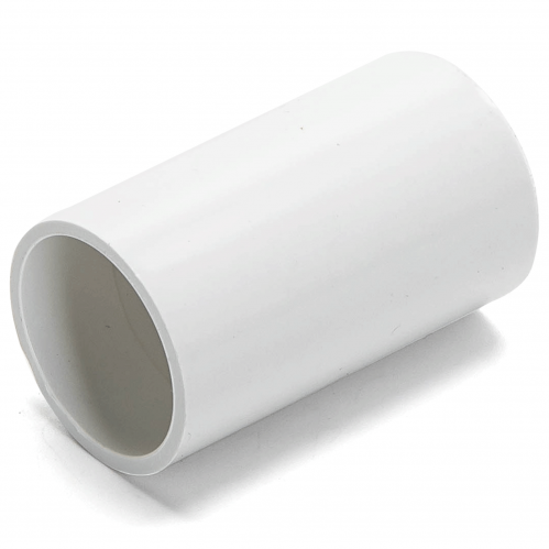 Obrázok pre Spojka I PVC na trubku 20mm, biela