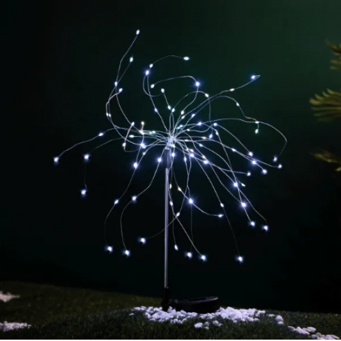 Obrázok pre Solárna LED lampa 0,03W - záhradná lampa, Studená biela