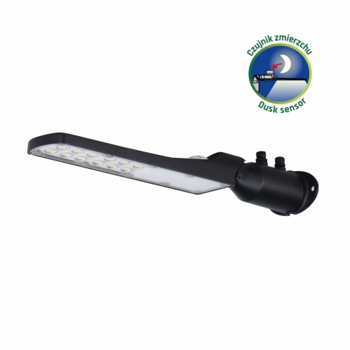 Obrázok pre LED Pouličné verejné osvetlenie STREETOS SLIM 30W/3600lm , IP65 IK08 , Neutrálna biela so senzorom stmievania