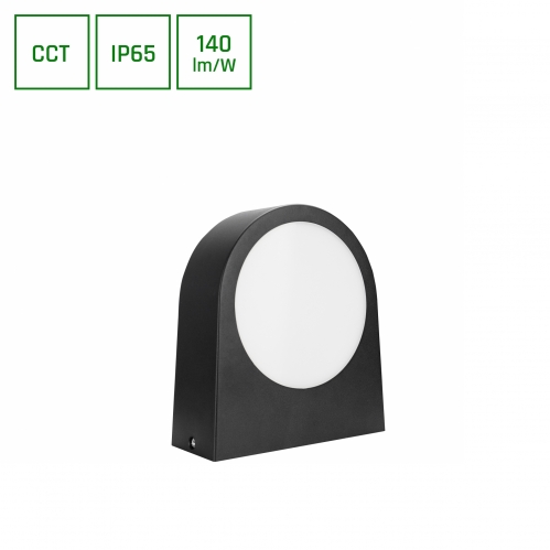 Obrázok pre Nástenné vonkajšie svietidlo VERSA 15W/2100lm , IP65 , čierna , CCT
