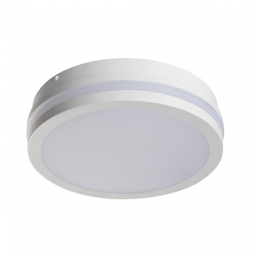 Obrázok pre Kanlux Vodeodolný LED Ceiling kruhový biely BENO 12W/18W 1920lm/2080lm , 220mm , IP65 , s mikrovlným senzorom , CCT