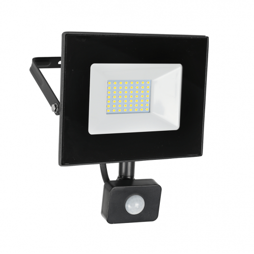 Obrázok pre LED reflektor 50W/4500lm , so senzorom , Studená biela