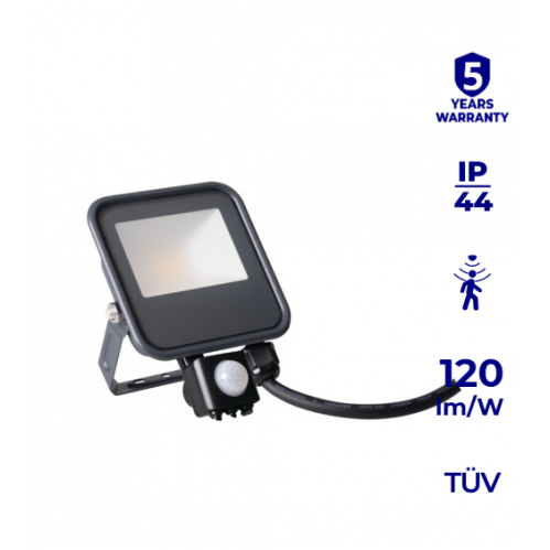 Obrázok pre Kanlux LED reflektor 10W/1200lm , so senzorom , Neutrálna biela