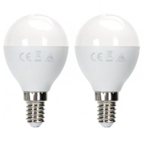 Obrázok pre Sada 2ks LED žiarovka E14 12W/1170lm , Studená biela