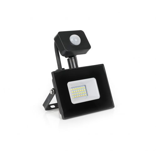 Obrázok pre LED reflektor 20W/1600lm , so senzorom , Studená biela