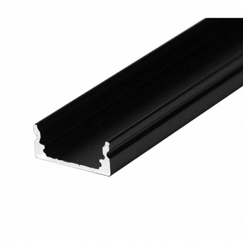 Obrázok pre Led profil hliníkový Minilux12 čierny bez krytky - 1m