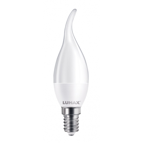 Obrázok pre LED žiarovka E14 3W/270lm , plameň CL37 , Studená biela