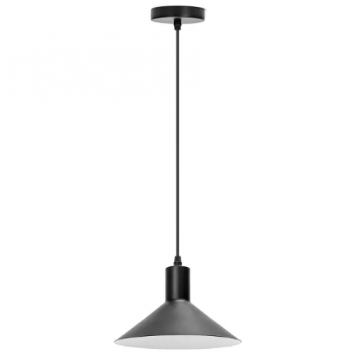 Obrázok pre Závesný luster 1xE27/230V/Čierna