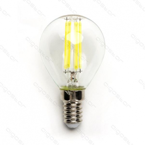 Obrázok pre LED žiarovka E14 4W/470lm , glóbus G45 LED vlákno , BOX , Studená biela