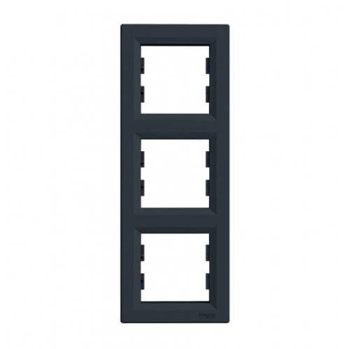 Obrázok pre SCHNEIDER Electric Rámček-3 vertikálny Asfora antracit