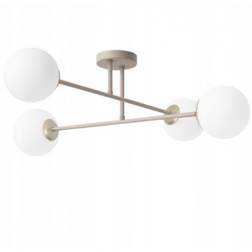 Obrázok pre Ecru Závesný luster 4xE27/230V/Cappuccino