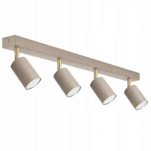 Obrázok pre SPOTI Ecru Prisadený Luster 4xGU10/230V/Cappuccino+Zlatá