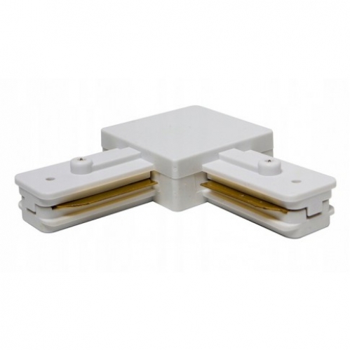 Obrázok pre L Spojka pre 1-fázový koľajnicový systém biela LINEA