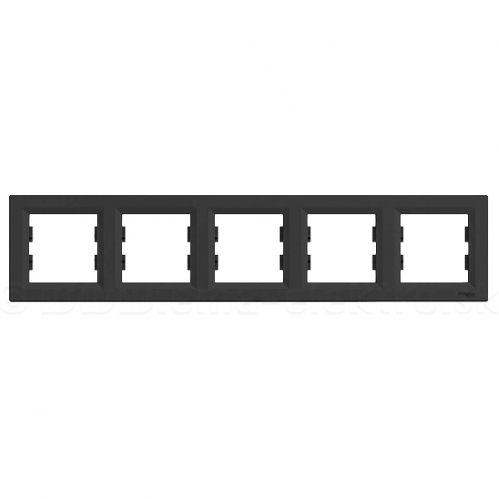 Obrázok pre SCHNEIDER Electric Rámček-5 Asfora antracit