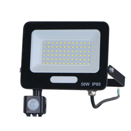 Obrázok pre LED reflektor 50W/5000lm , so senzorom , Neutrálna biela