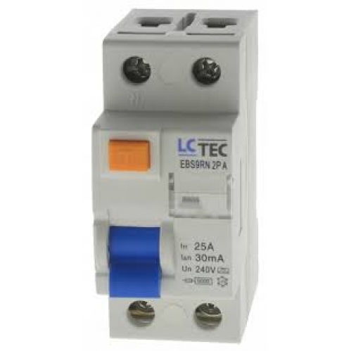 Obrázok pre LC-Tec Prúdový chránič 25A 1P+N 30mA, typ A, 6kA