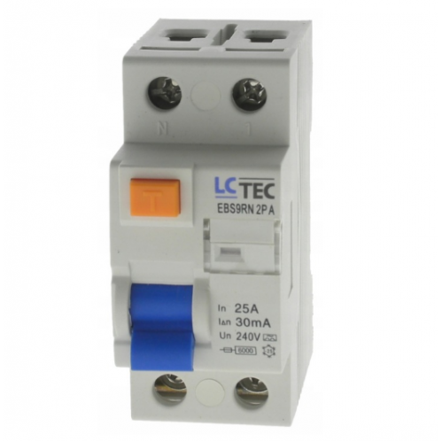 Obrázok pre LC-Tec Prúdový chránič 40A 1P+N 30mA, typ A, 6kA