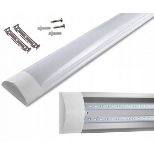 Obrázok pre LED svietidlo BATTEN 36W/2880lm , IP20, 120cm, čierne, Studená biela