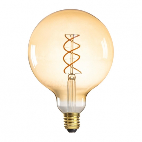 Obrázok pre Kanlux LED žiarovka Vintage Amber E27 4W/250lm , G125 XLED , Teplá biela