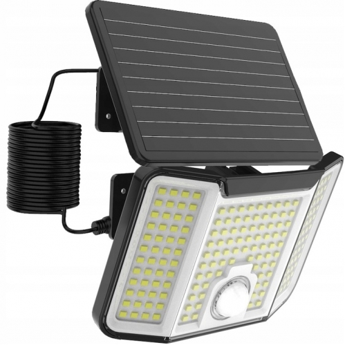Obrázok pre LED Reflektor MERKURY II 8W/800lm IP44 Studená biela so solárnym panelom