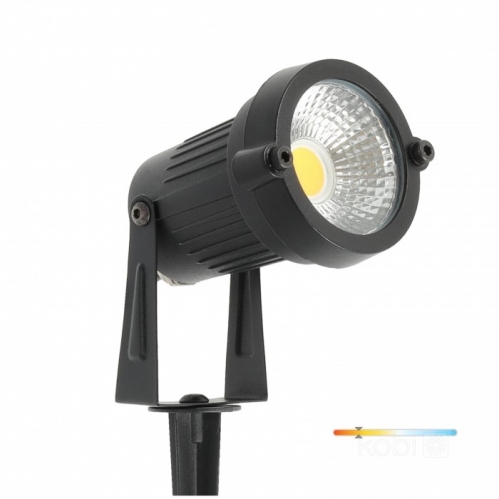 Obrázok pre Záhradné vonkajšie svietidlo BLAKE, 5W/400lm, IP65, Čierna, Teplá biela