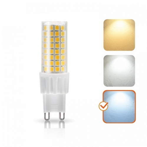 Obrázok pre LED žiarovka G9 6W/600lm , Studená biela