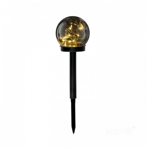 Obrázok pre Solárna LED lampa GLOBE záhradná lampa, Teplá biela