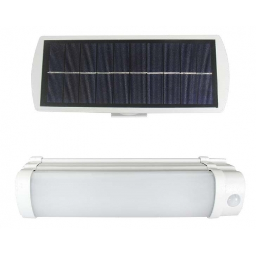 Obrázok pre Solárne LED Svietidlo 7W/500lm IP65 Neutrálna biela s PIR senzorom pohybu