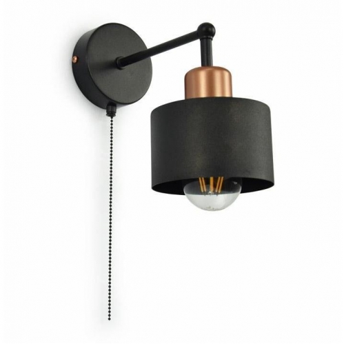 Obrázok pre Nástenné svietidlo LOFT ABI K4W 1xE27/230V/Čierna