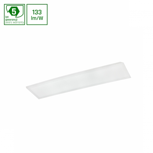 Obrázok pre Led Panel hranatý biely 30W/4000lm 1195x295mm Studená biela Back lit