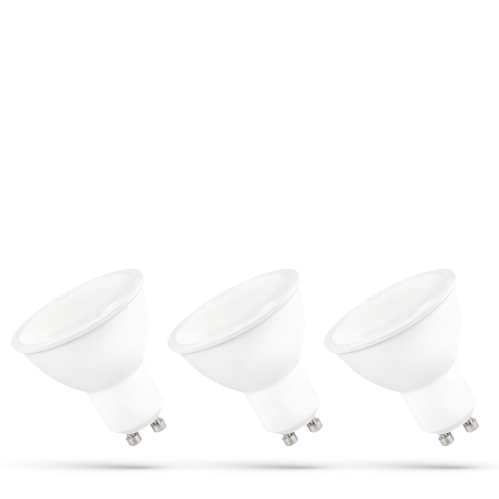 Obrázok pre Sada 3ks LED žiarovka GU10 6W/400lm , Teplá biela