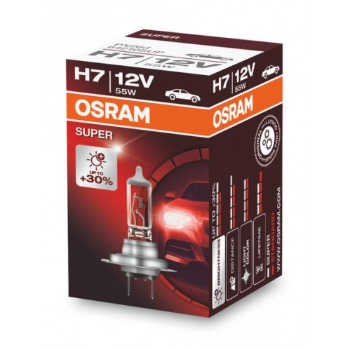 Obrázok pre OSRAM Super Autožiarovka H7 64210SUP 12V 55W + 30% svietvosti