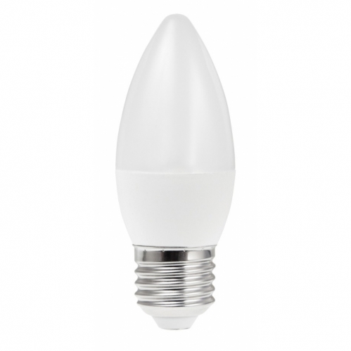 Obrázok pre LED žiarovka E27 6W/470lm , svieca , Teplá biela